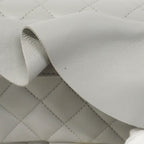 Chanel Shoulder Bag Quilted Lambskin Gray Champagne Gold — view 8