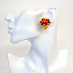 Chanel Earrings Vintage CC Logo Gold Plated — view 5