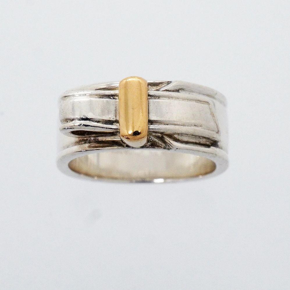 Hermes Ring Artemis 18k Yellow Gold 925 Sterling Silver — view 2