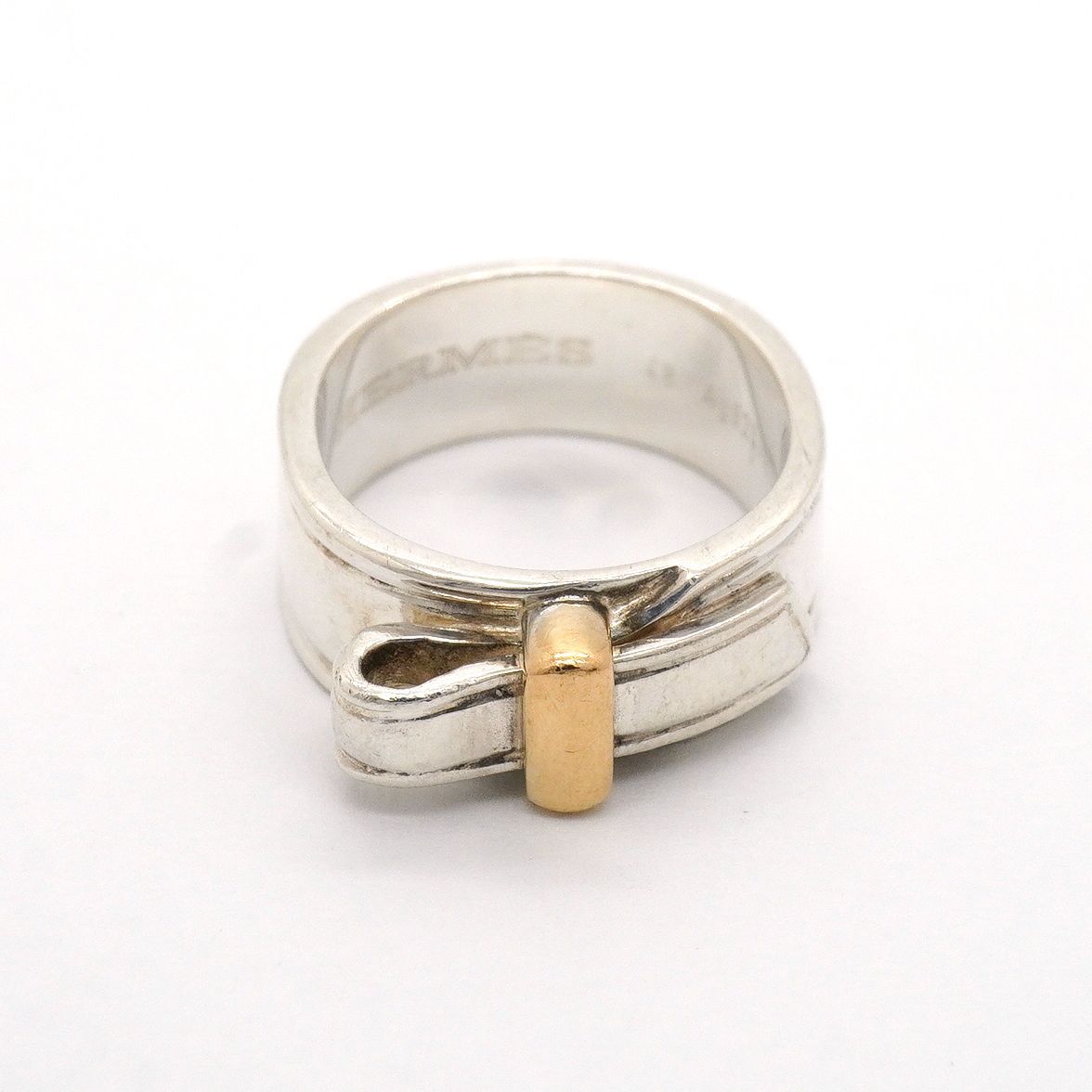 Hermes Ring Artemis 18k Yellow Gold 925 Sterling Silver — view 3