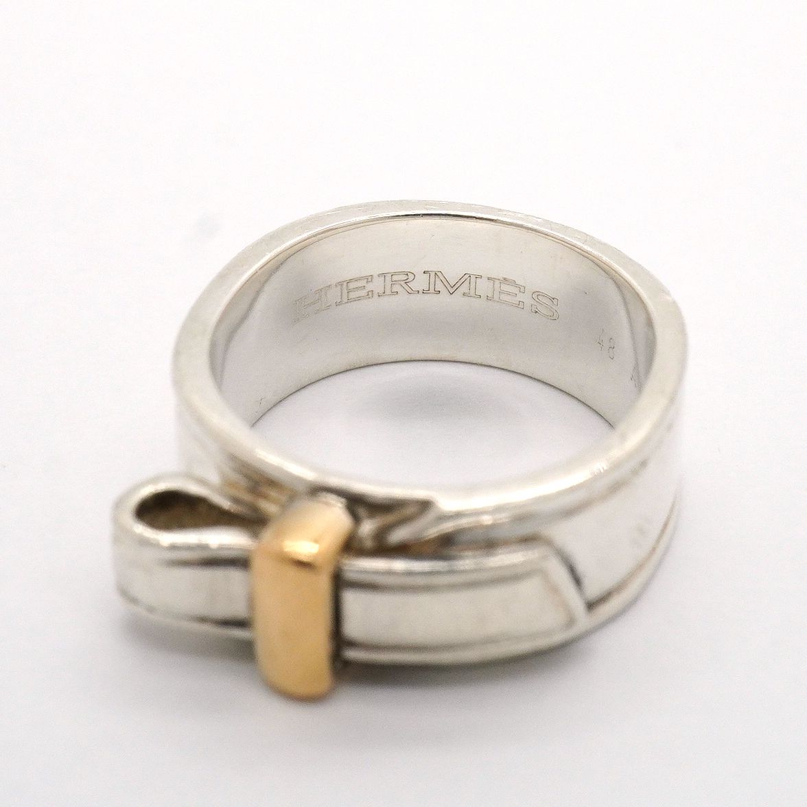 Hermes Ring Artemis 18k Yellow Gold 925 Sterling Silver — view 4