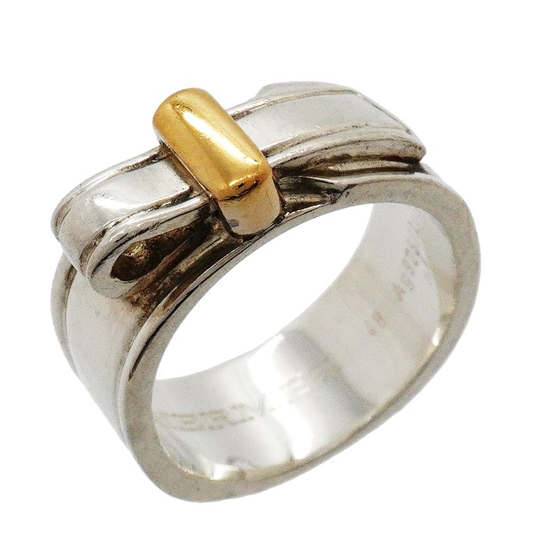Hermes Ring Artemis 18k Yellow Gold 925 Sterling Silver