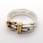 Hermes Ring Ceinture 18k Yellow Gold 925 Sterling Silver — view 4