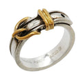 Hermes Ring Ceinture 18k Yellow Gold 925 Sterling Silver