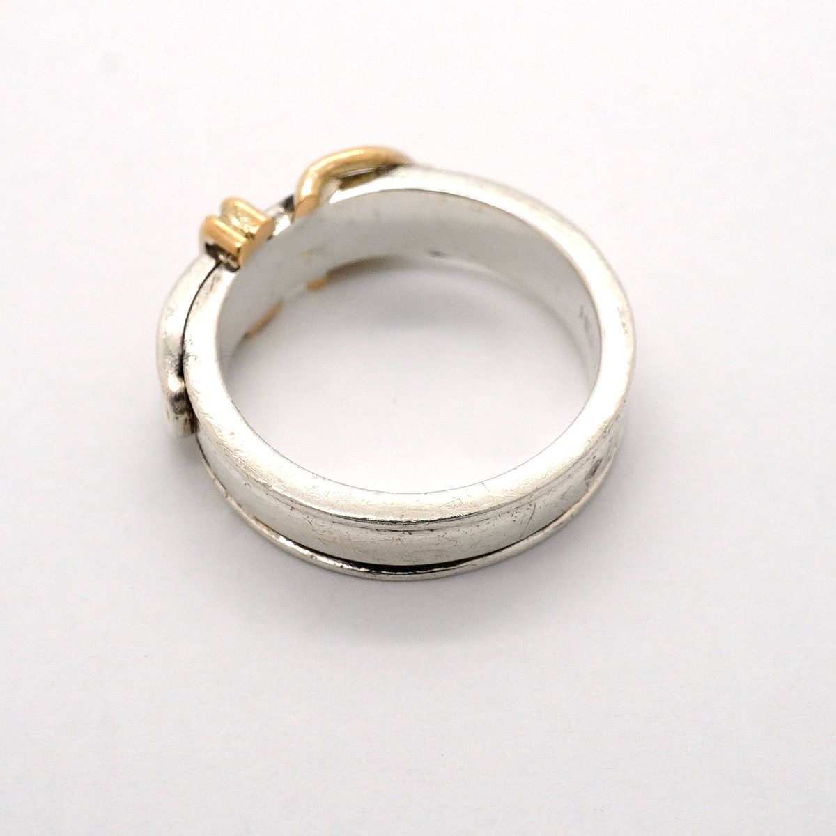 Hermes Ring Ceinture 18k Yellow Gold 925 Sterling Silver — view 8