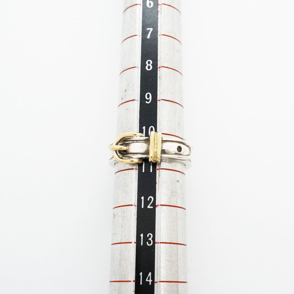 Hermes Ring Ceinture 18k Yellow Gold 925 Sterling Silver — view 6