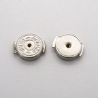 Hermes Earrings H Cube Cage D'h Metal Silver Ivory — view 4