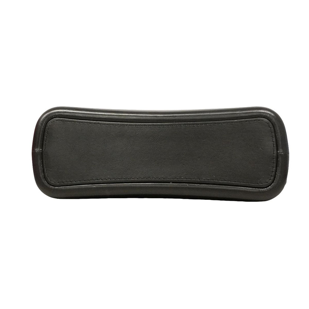 Chanel Shoulder Bag Gabrielle Leather Black Gold Silver — view 3