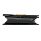 Chanel Shoulder Bag Boy Caviar Leather Black Gold — view 3