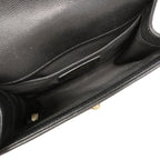 Chanel Shoulder Bag Boy Caviar Leather Black Gold — view 4