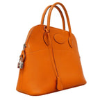 Hermes Handbag Bolide 31 Chevre Orange Silver — view 2