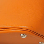 Hermes Handbag Bolide 31 Chevre Orange Silver — view 6