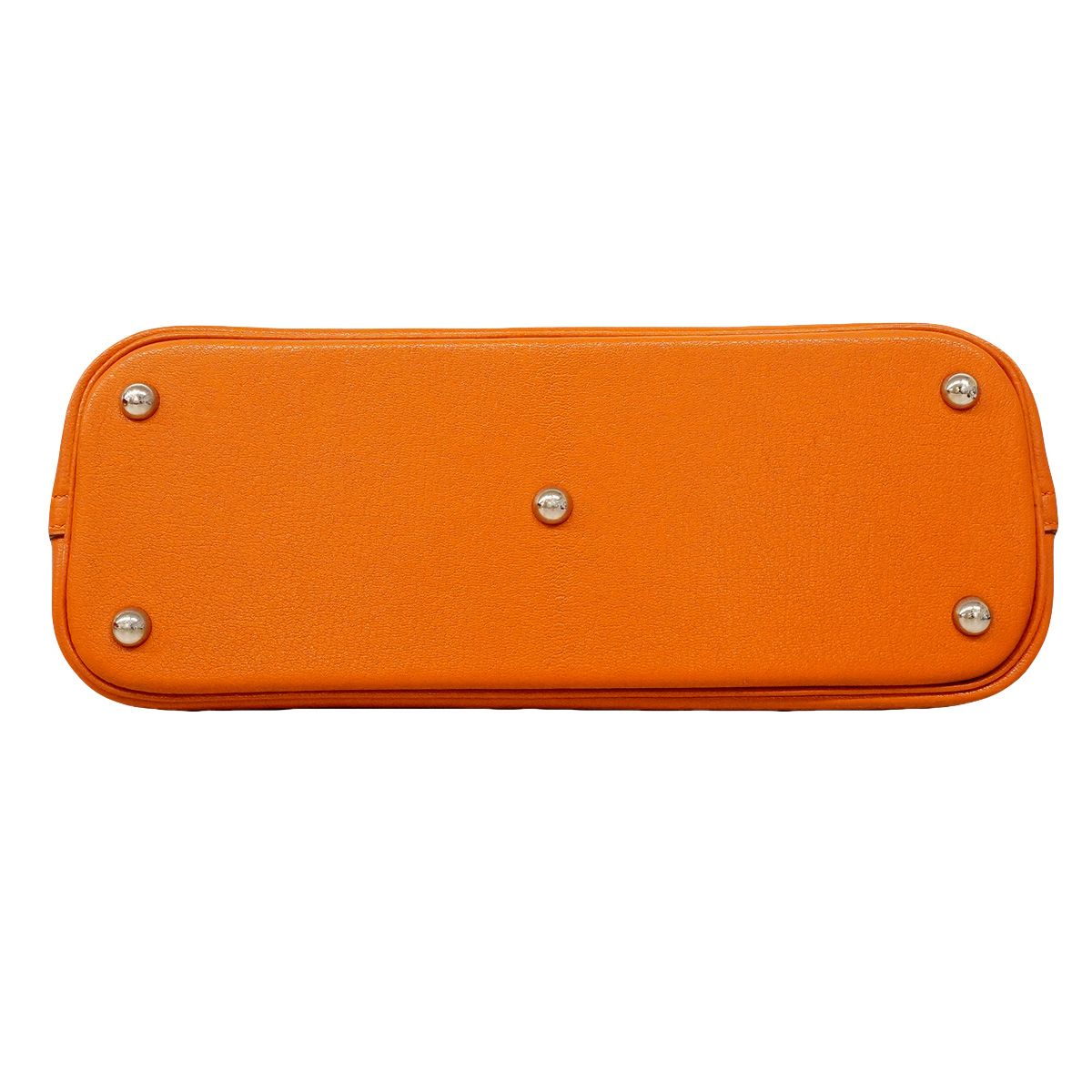 Hermes Handbag Bolide 31 Chevre Orange Silver — view 3
