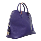 Hermes Handbag Bolide 31/1923 Tresage Veau Epsom Blue Silver 2-Way Back — view 2