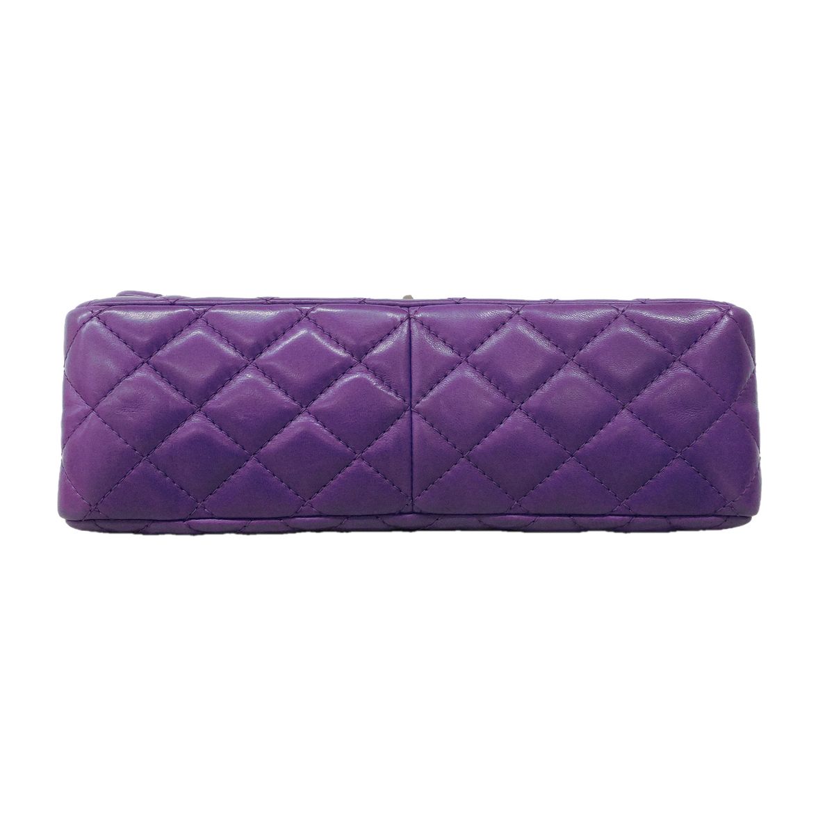 Chanel Shoulder Bag 2.55 Lambskin Purple Silver — view 3
