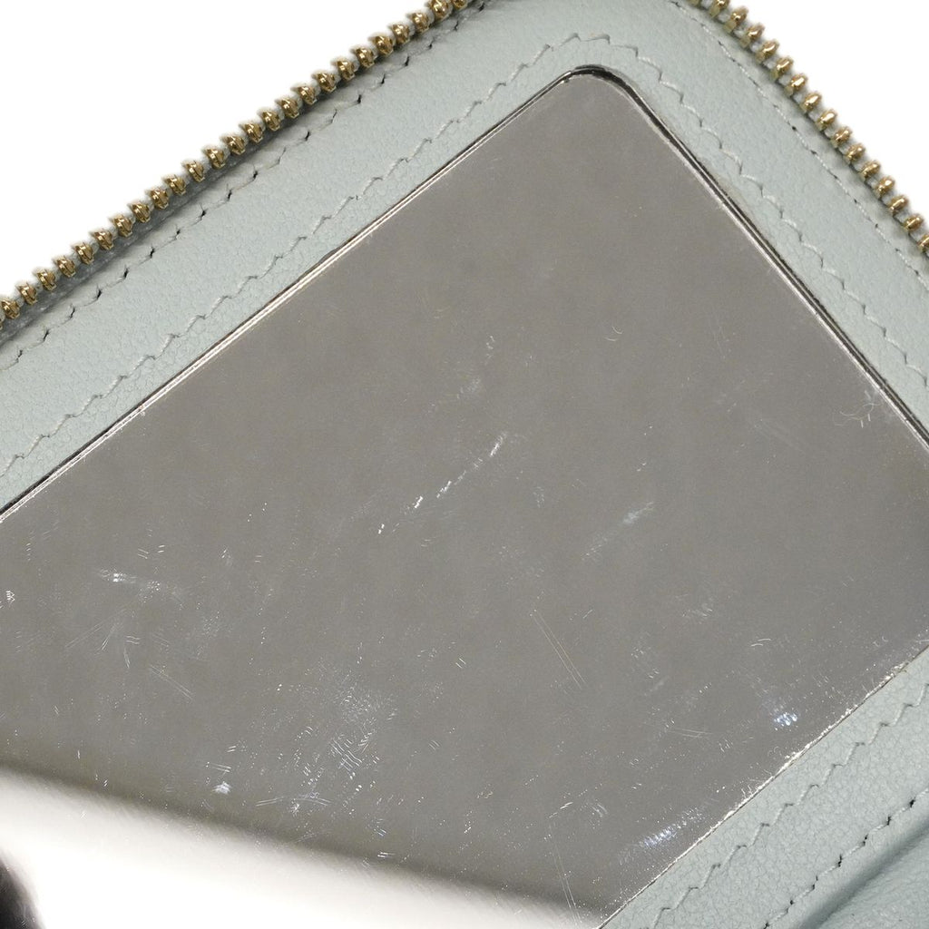 Chanel Vanity Bag Quilted Lambskin Sky Blue Champagne Gold 2-Way Bag — view 8