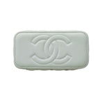 Chanel Vanity Bag Quilted Lambskin Sky Blue Champagne Gold 2-Way Bag — view 3