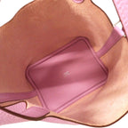 Hermes Handbag Picotin Lock PM Taurillon Clemence Mauve Sylvestre Silver — view 4