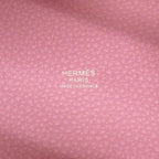 Hermes Handbag Picotin Lock PM Taurillon Clemence Mauve Sylvestre Silver — view 5