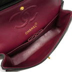 Chanel Shoulder Bag Quilted Lambskin Black Gold — view 4