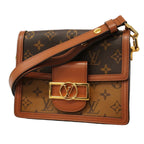 Louis Vuitton Shoulder Bag Monogram Reverse Dauphine Mini Brown