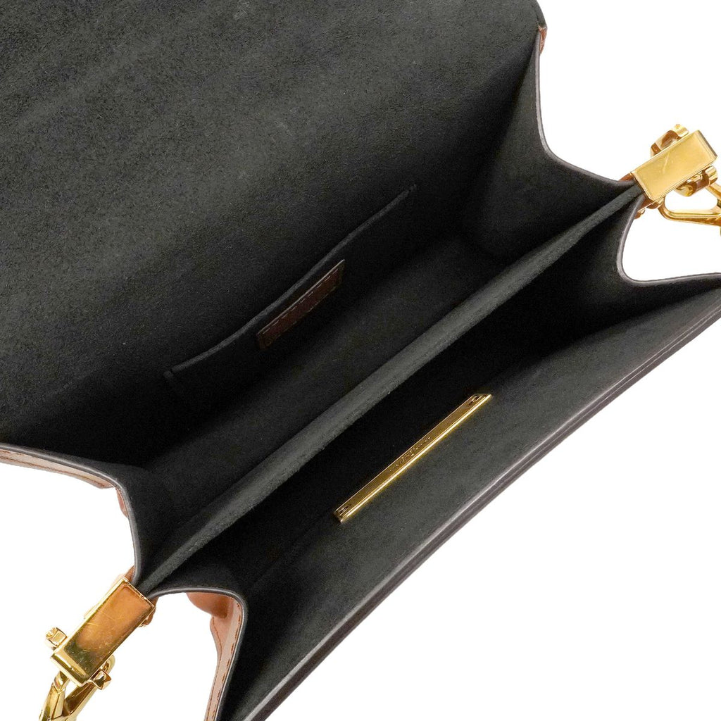 Louis Vuitton Shoulder Bag Monogram Reverse Dauphine Mini Brown — view 4