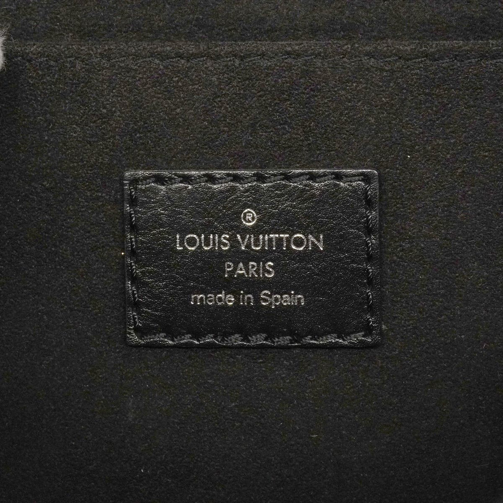 Louis Vuitton Shoulder Bag Monogram Giant Reverse Dauphine MM Brown Black — view 5