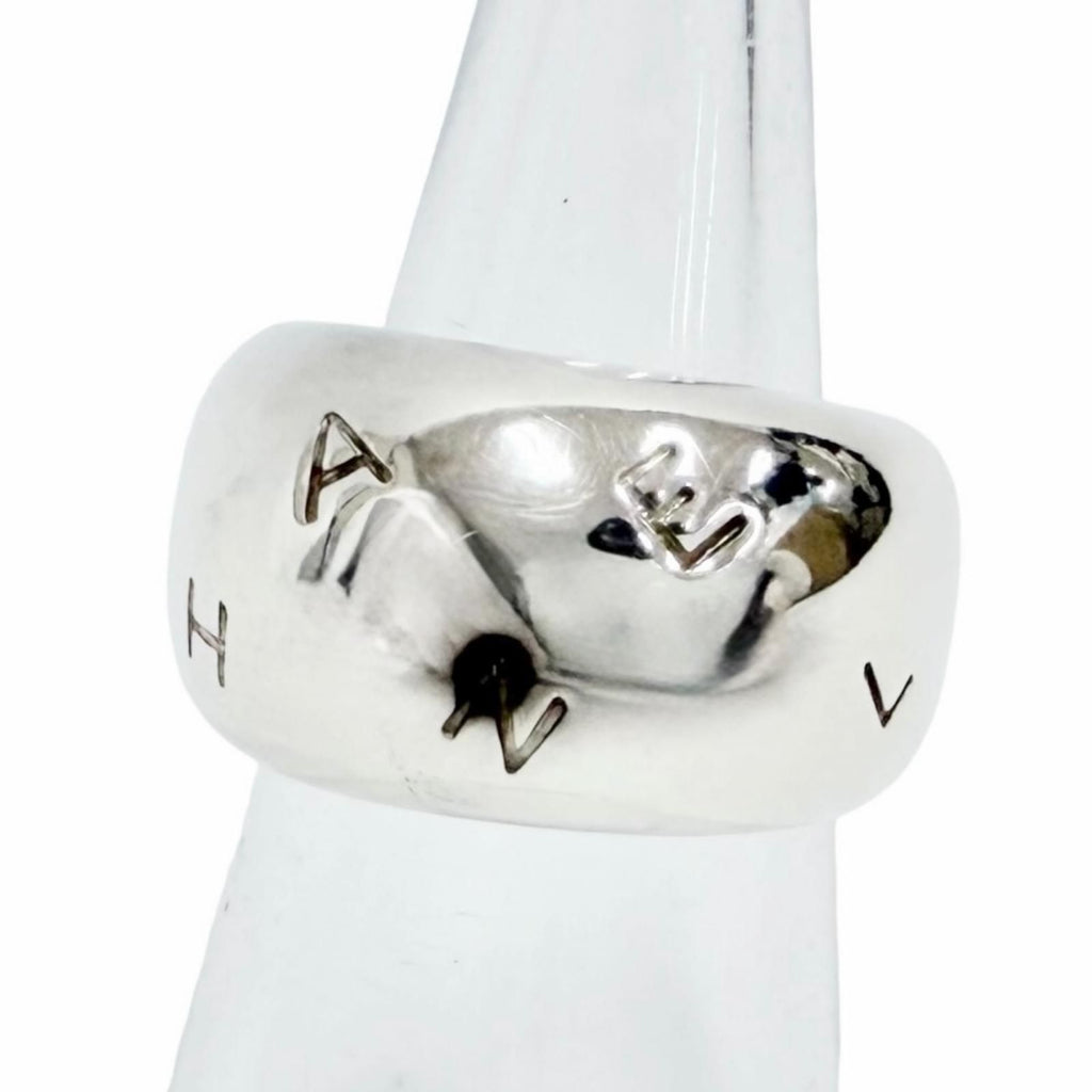 Chanel 925 Log Ring Silver Recommended