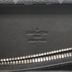 Louis Vuitton Shoulder Bag Monogram Eclipse Clutch Box Black — view 5