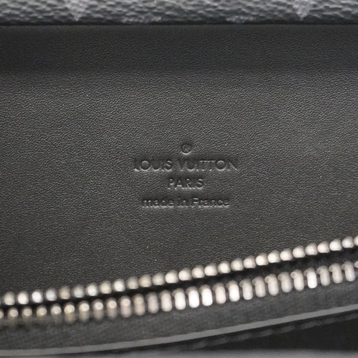 Louis Vuitton Shoulder Bag Monogram Eclipse Clutch Box Black — view 5