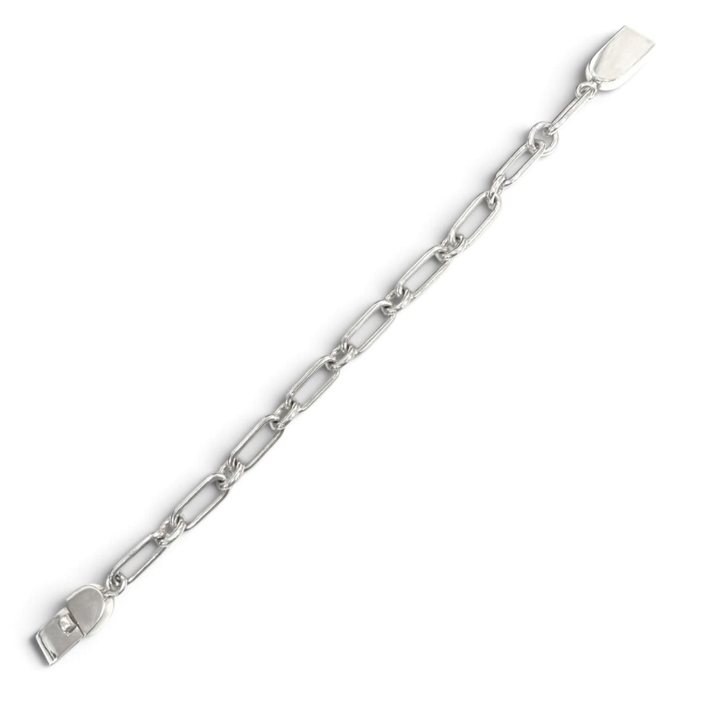 Gucci Oval Link Chain Bracelet Silver — view 3