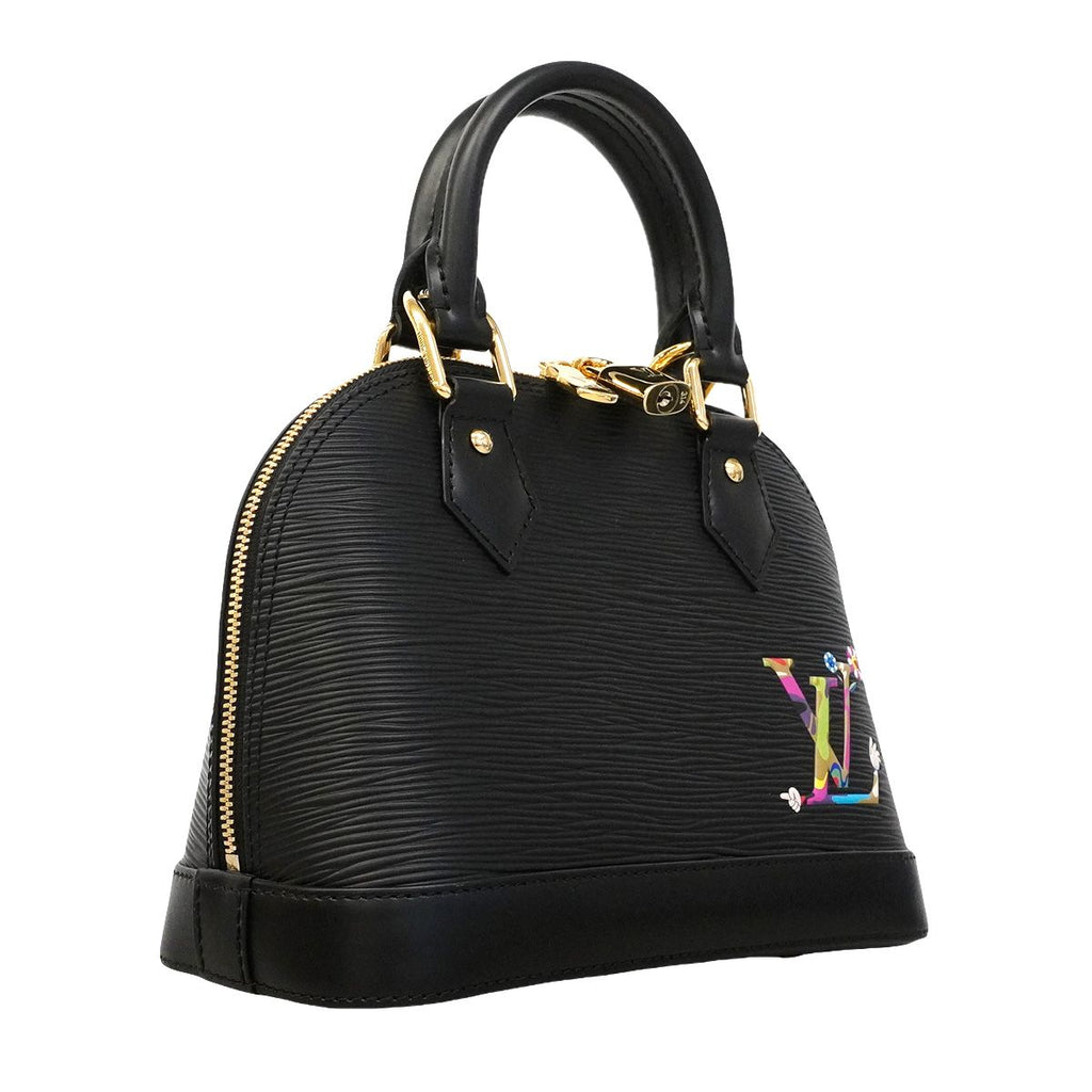 Louis Vuitton Handbag Epi LV Takashi Murakami Alma BB Noir 2-Way Bag — view 2