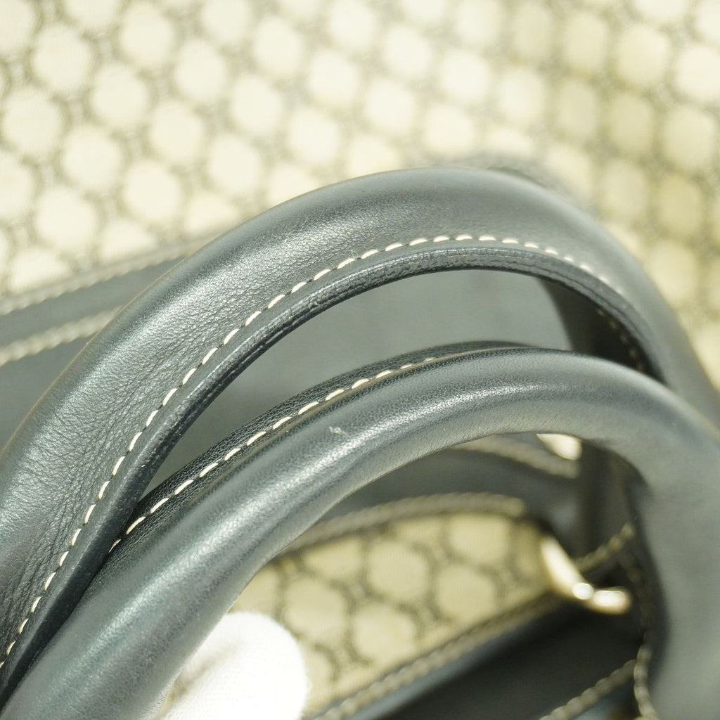 Celine Handbag Boogie Bag Canvas Black Gray Silver — view 8