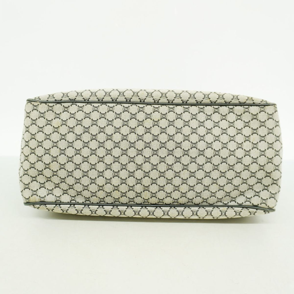 Celine Handbag Boogie Bag Canvas Black Gray Silver — view 3