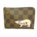 Louis Vuitton Clutch Damier Giant Pochette Jules GM Ebene NIGO Collaboration