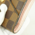 Louis Vuitton Trifold Wallet Damier Portefeuille Victorine Ebene Rose Ballerine — view 6