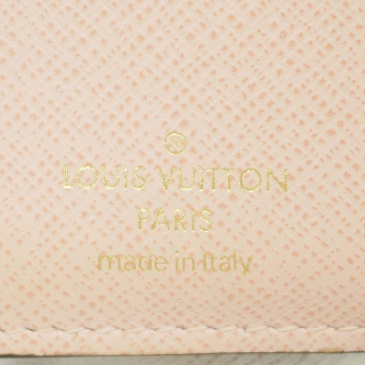 Louis Vuitton Trifold Wallet Damier Portefeuille Victorine Ebene Rose Ballerine — view 4