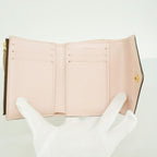 Louis Vuitton Trifold Wallet Damier Portefeuille Victorine Ebene Rose Ballerine — view 3