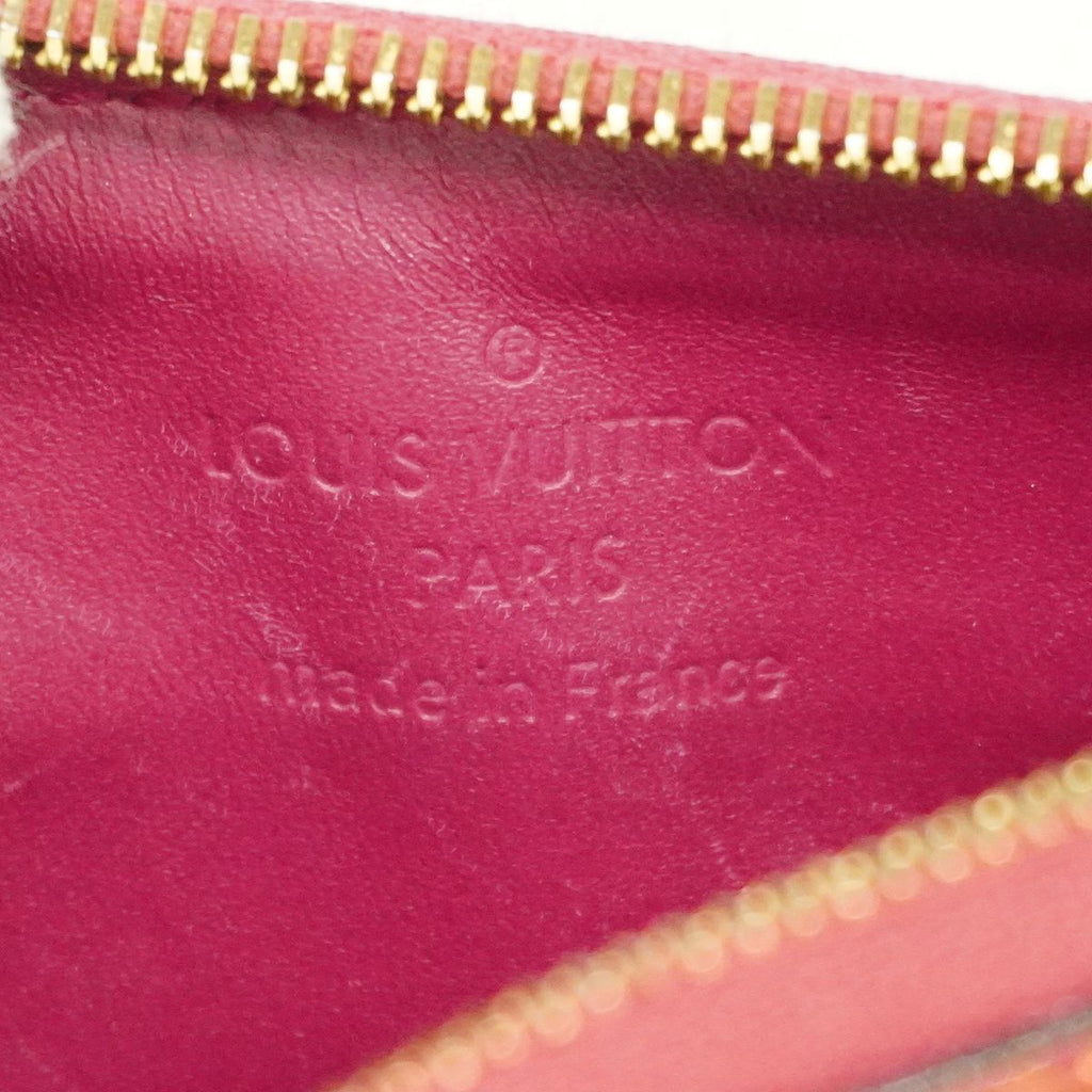 Louis Vuitton Coin Purse Vernis Pochette Cles NM Rose Indien — view 4