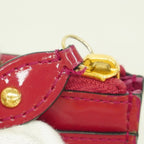 Louis Vuitton Coin Purse Vernis Pochette Cles NM Rose Indien — view 8
