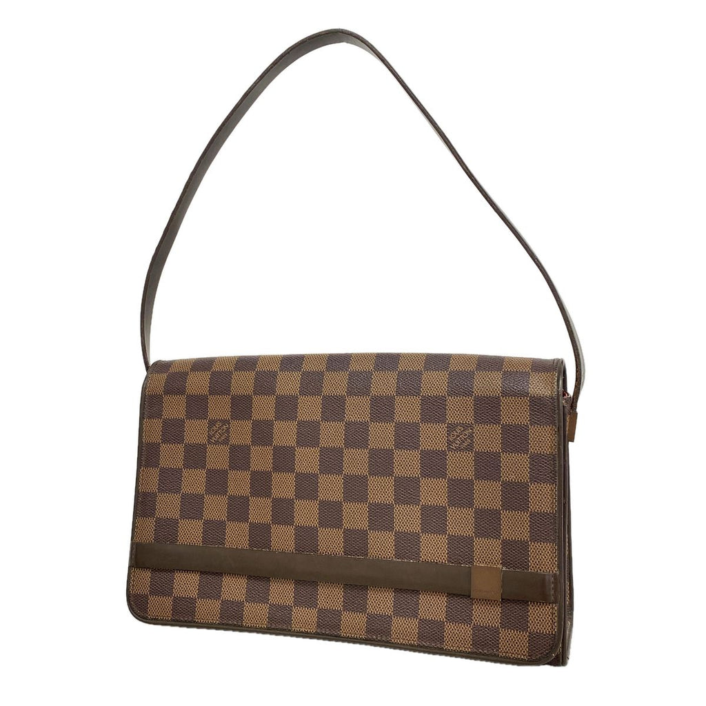 Louis Vuitton Shoulder Bag Damier Tribeca Long Ebene