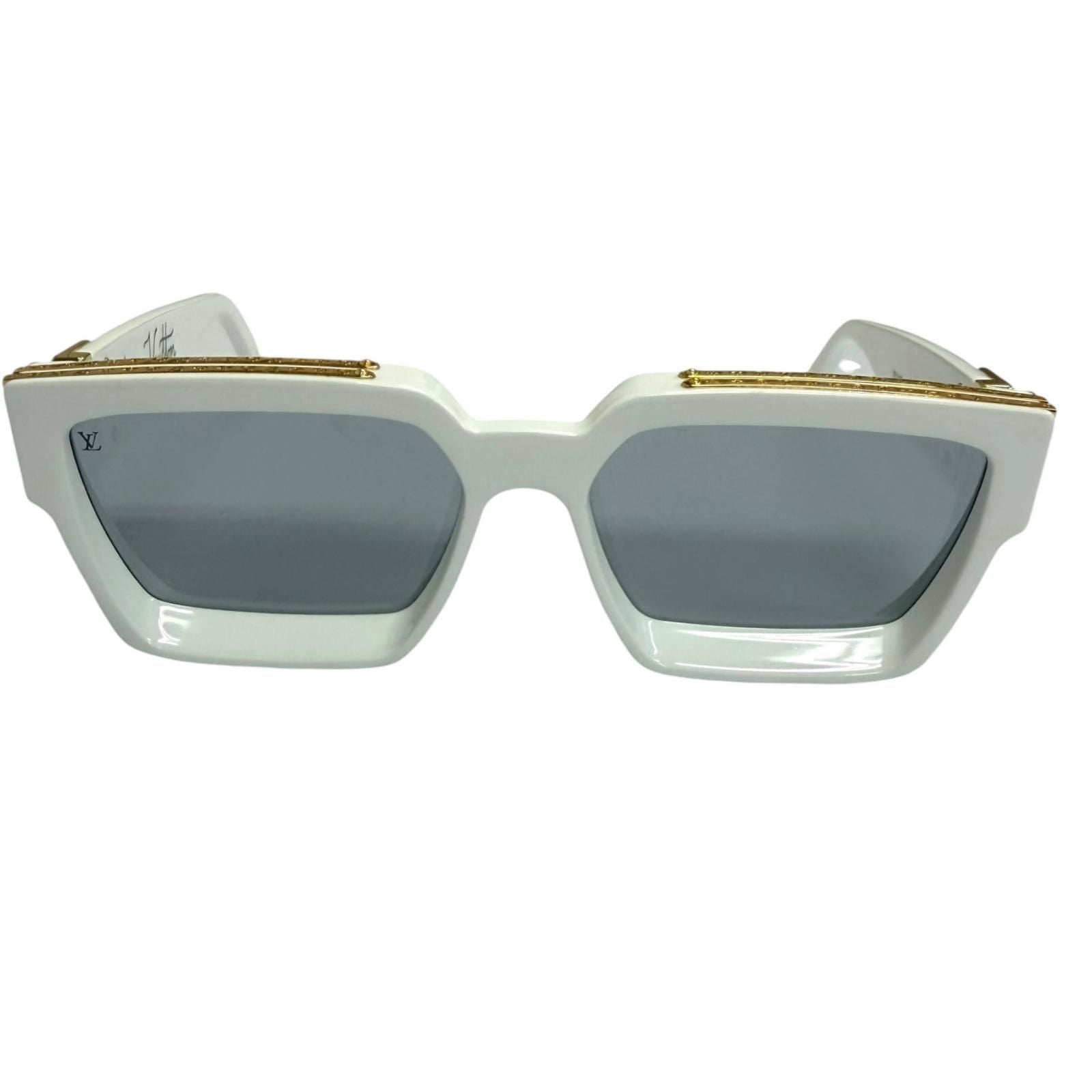 Louis Vuitton Sunglasses 1.1 Millionaire Mirror Lens White Gold 58 Eyewear — view 3
