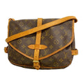 Louis Vuitton Shoulder Bag Monogram Saumur 30 Brown