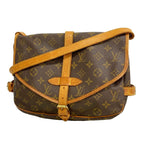 Louis Vuitton Shoulder Bag Monogram Saumur 30 Brown