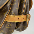 Louis Vuitton Shoulder Bag Monogram Saumur 30 Brown — view 8