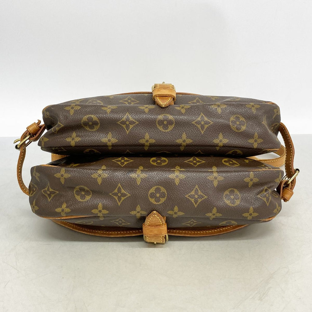 Louis Vuitton Shoulder Bag Monogram Saumur 30 Brown — view 3