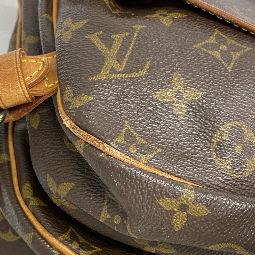 Louis Vuitton Shoulder Bag Monogram Saumur 30 Brown — view 6