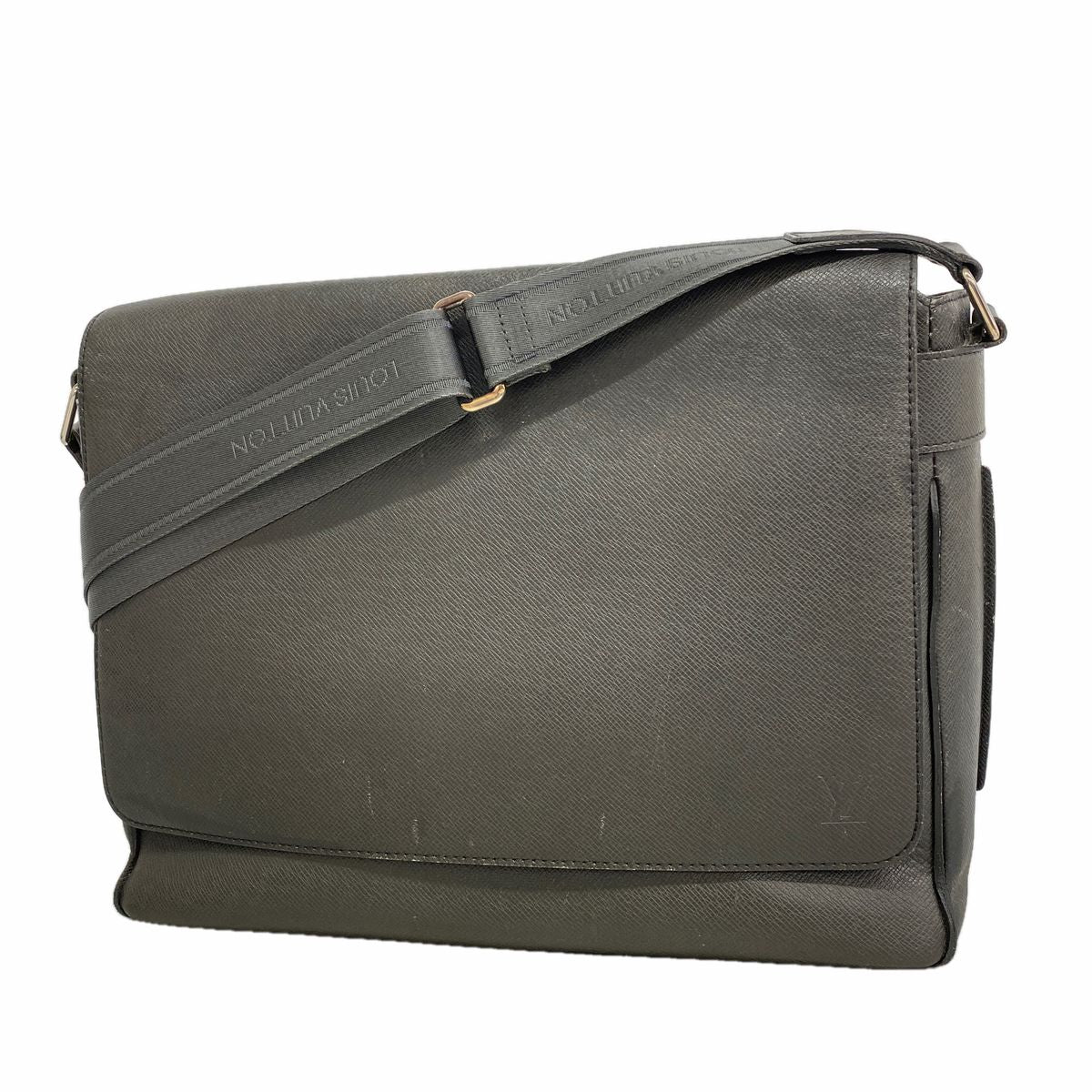 Louis Vuitton Shoulder Bag Taiga Roman GM Ardoise