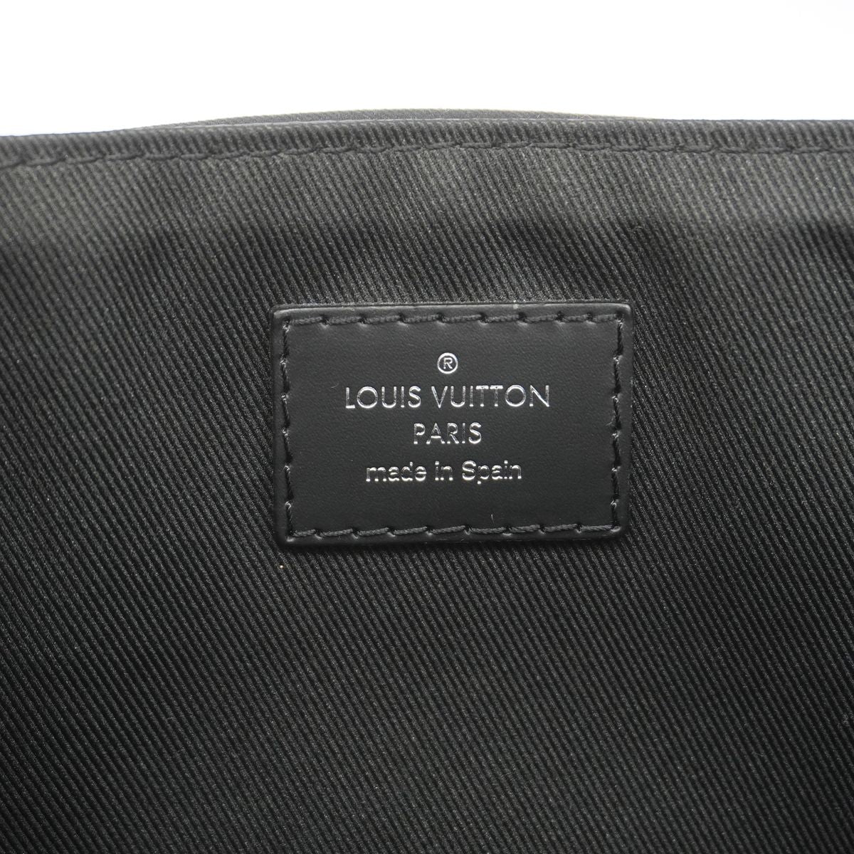 Louis Vuitton Shoulder Bag Monogram Eclipse District PM NM Black — view 5
