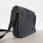 Louis Vuitton Shoulder Bag Monogram Eclipse District PM NM Black — view 2